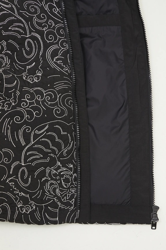 Kenzo kurtka Star Tiger Down Jacket FE65OU1439NN.99 czarny