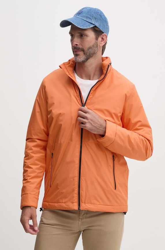 Bunda Pepe Jeans TOWNSEND jemné zateplenie oranžová PM402989