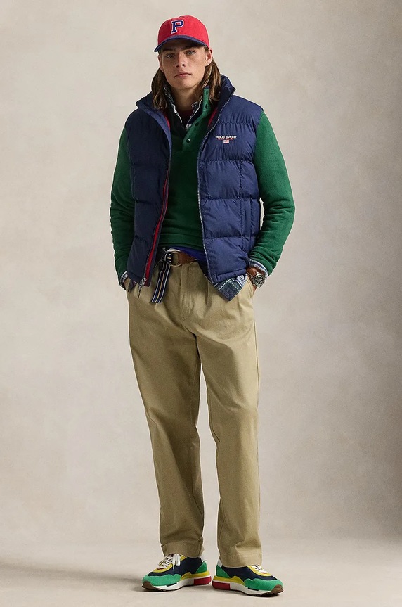 Ρούχα Αμάνικο μπουφάν Polo Ralph Lauren 710962054 σκούρο μπλε