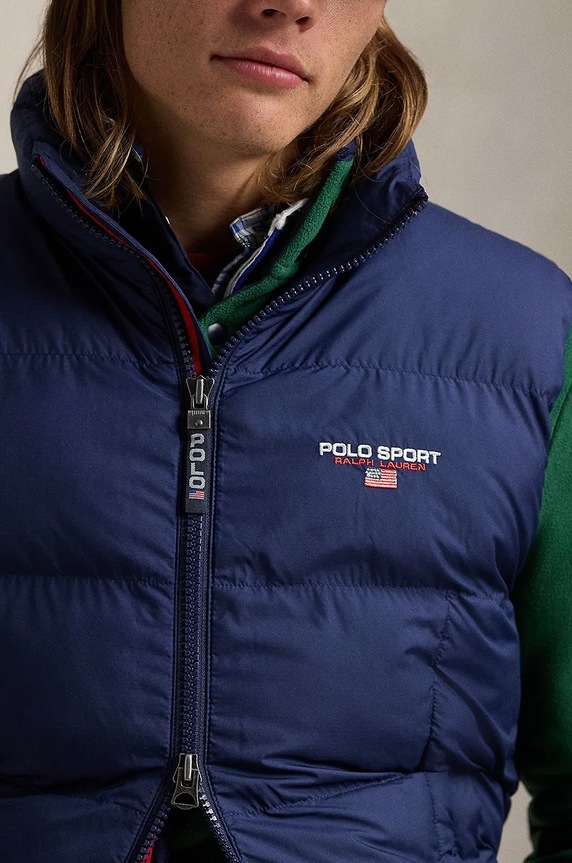 Αμάνικο μπουφάν Polo Ralph Lauren 710962054 σκούρο μπλε