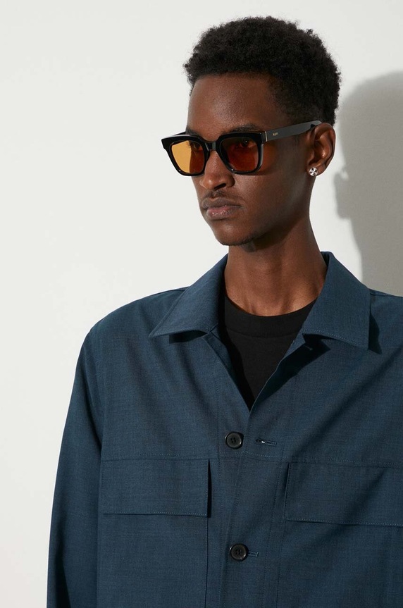 Paul Smith gyapjú ingkabát M1R.703Y.M02212 türkiz