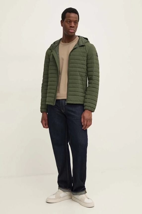 Sisley giacca 21J9SN03A verde AW24