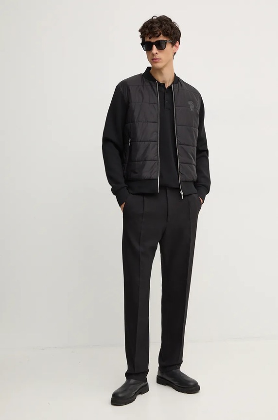 Karl Lagerfeld kurtka bomber 544561.505062 czarny AW24