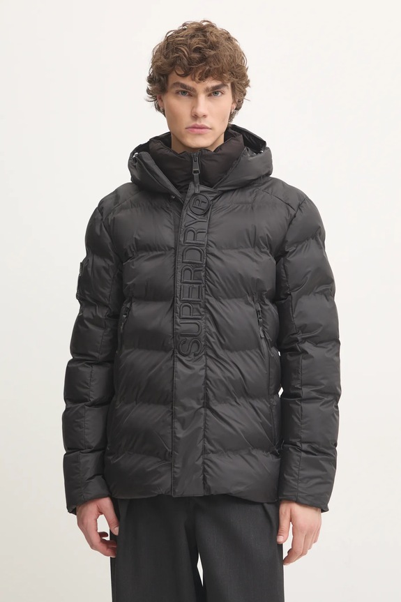 Bunda Superdry s podšívkou černá M5011902A.02A