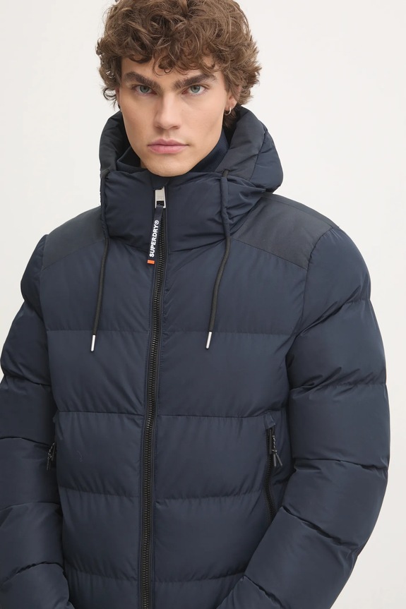 Superdry rövid kabát M5011904A.98T sötétkék