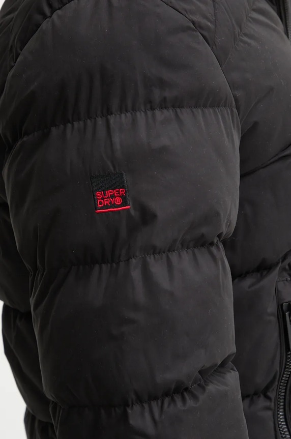 Superdry rövid kabát fekete M5011907A.02A