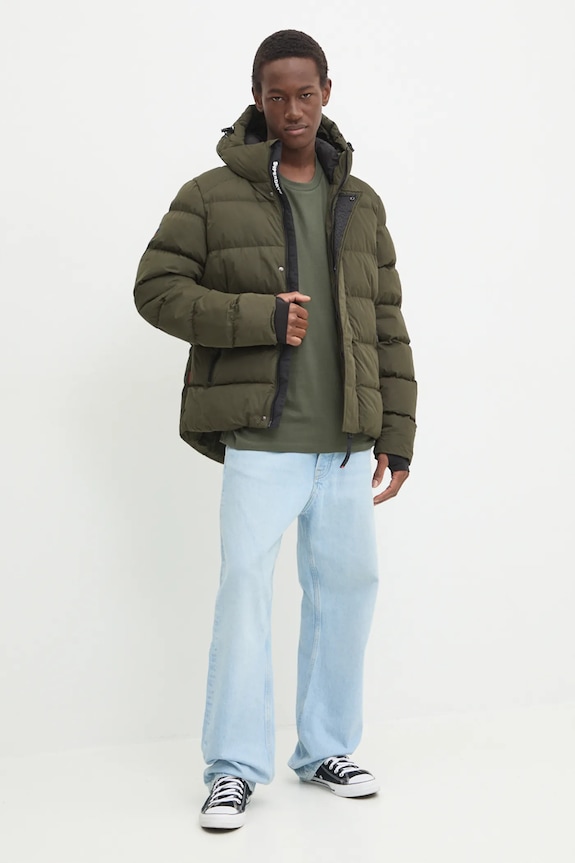 Яке Superdry M5011907A.ZC3 зелен AW24