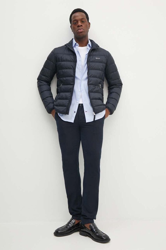 Páperová bunda Gant 7006298 čierna AW24
