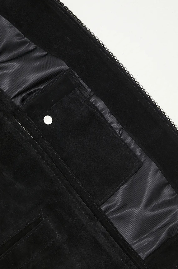 Filling Pieces suede jacket Leather Jacket Suede 75922791861 black