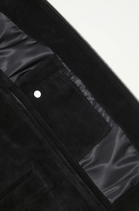 Filling Pieces suede jacket Leather Jacket Suede 75922791861 black