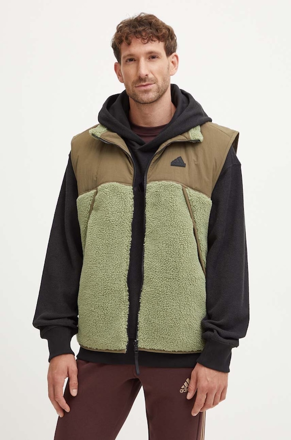 Dvostrani prsluk adidas City Escape IZ4659 zelena AW24