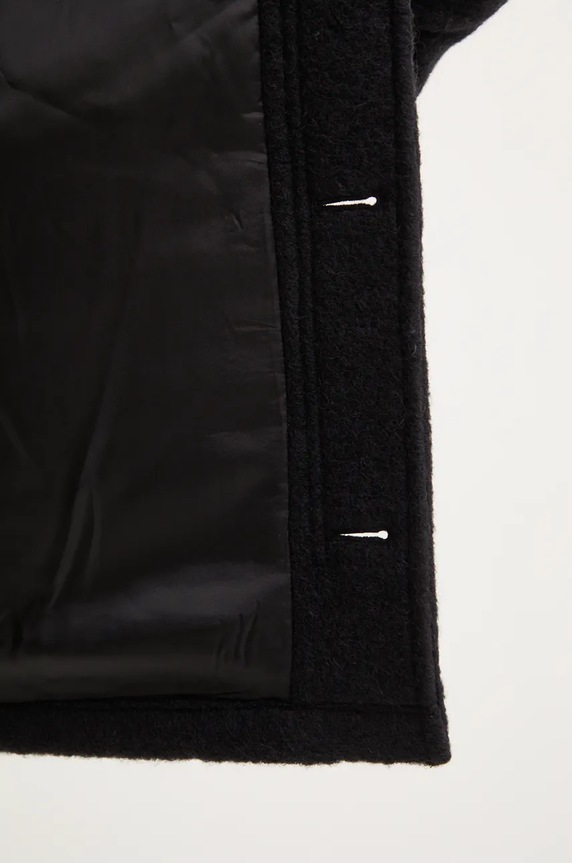 A.P.C. woolen shirt jacket veste emile patch WVBCA.H02961