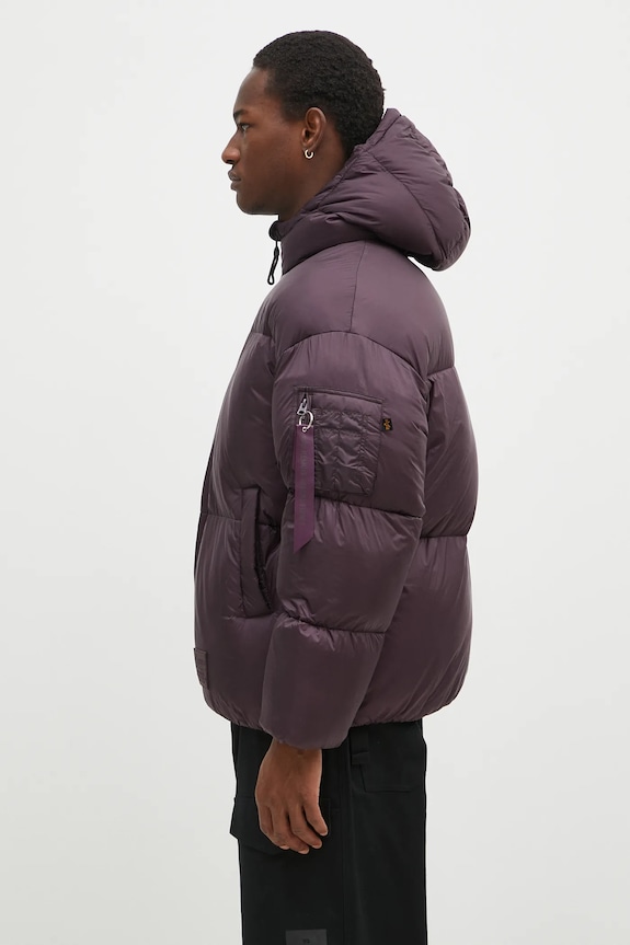 Alpha Industries jacket Cloud Puffer Bomber 148130 violet AW25