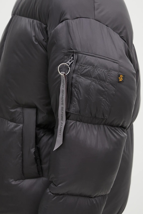 Alpha Industries giacca Cloud Puffer Bomber grigio 148130