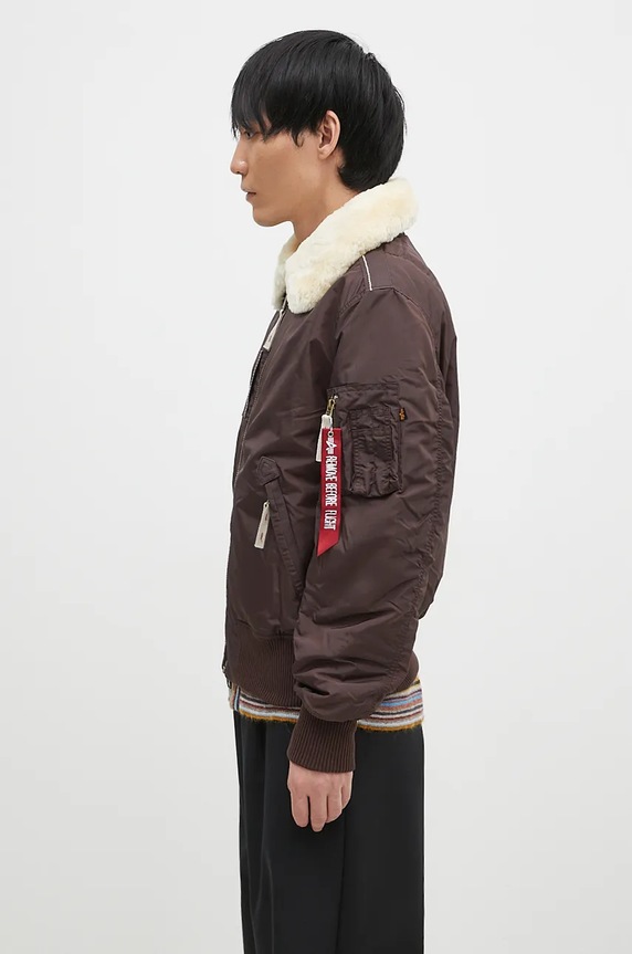 Alpha Industries bomber jacket Injector III 143104 brown AW24