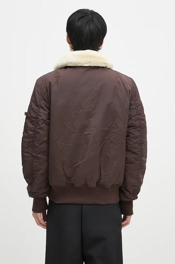 Clothing Alpha Industries bomber jacket Injector III 143104 brown
