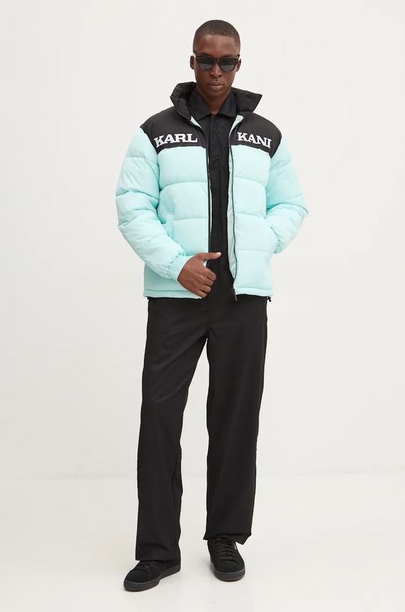 Bunda Karl Kani 60760011 tyrkysová AW24