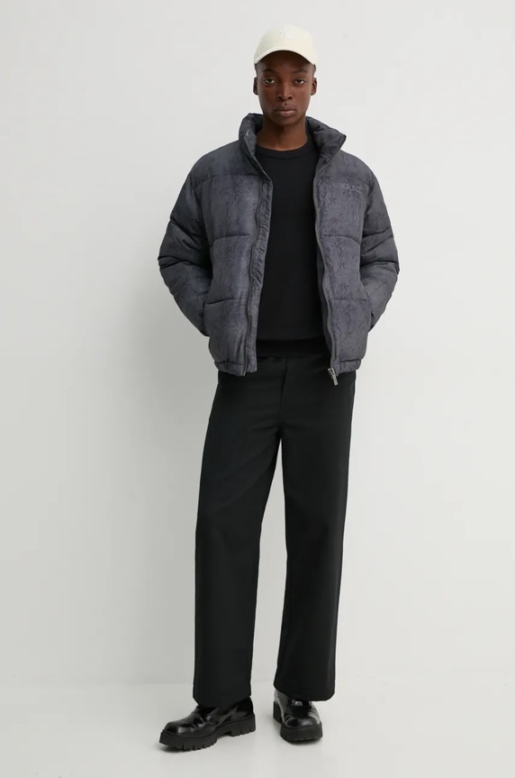 Μπουφάν Karl Kani 60760020 γκρί AW24