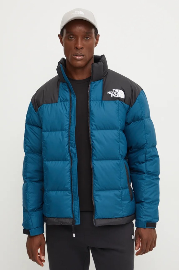 Пухено яке The North Face Lhotse Jacket с изолация тюркоазен NF0A3Y231NO1