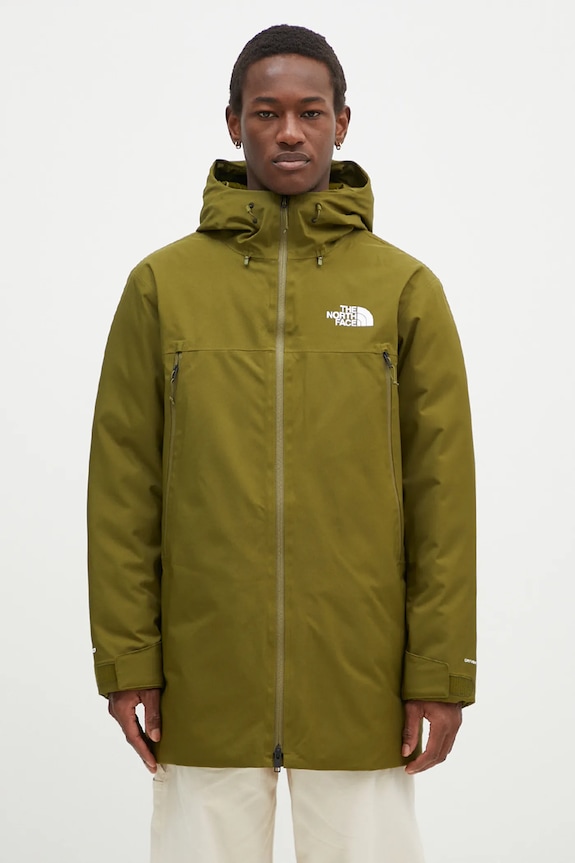 Péřová bunda The North Face MTN Range péřové zelená NF0A88WEPIB1