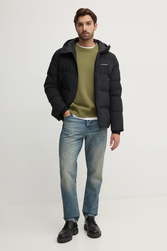Lindbergh kurtka puchowa 30.325022.BLACK czarny AW24