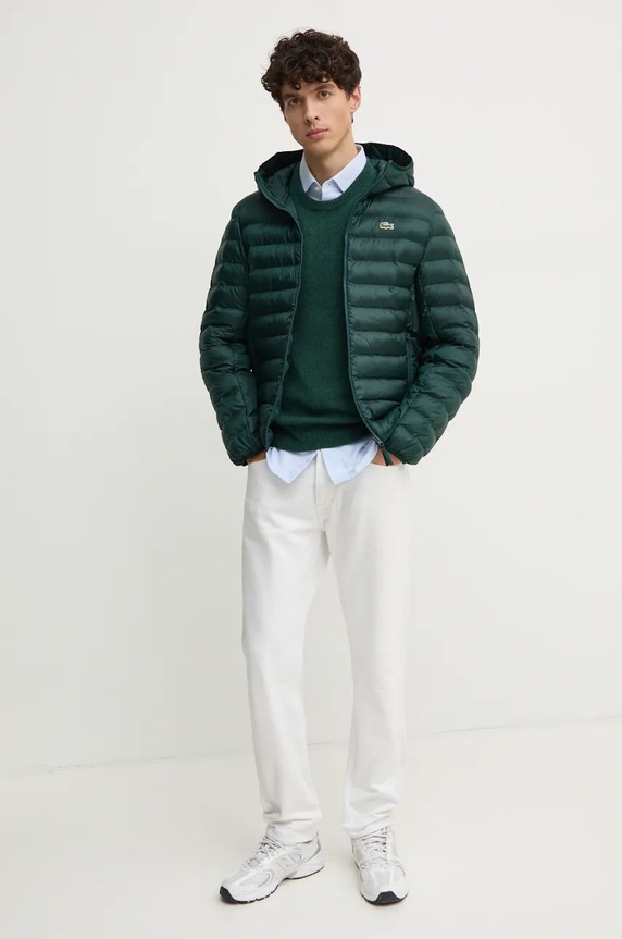 Jakna Lacoste BH2909 zelena AW24
