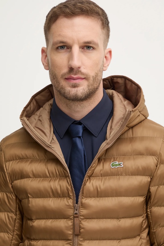 Lacoste kurtka brązowy BH2909