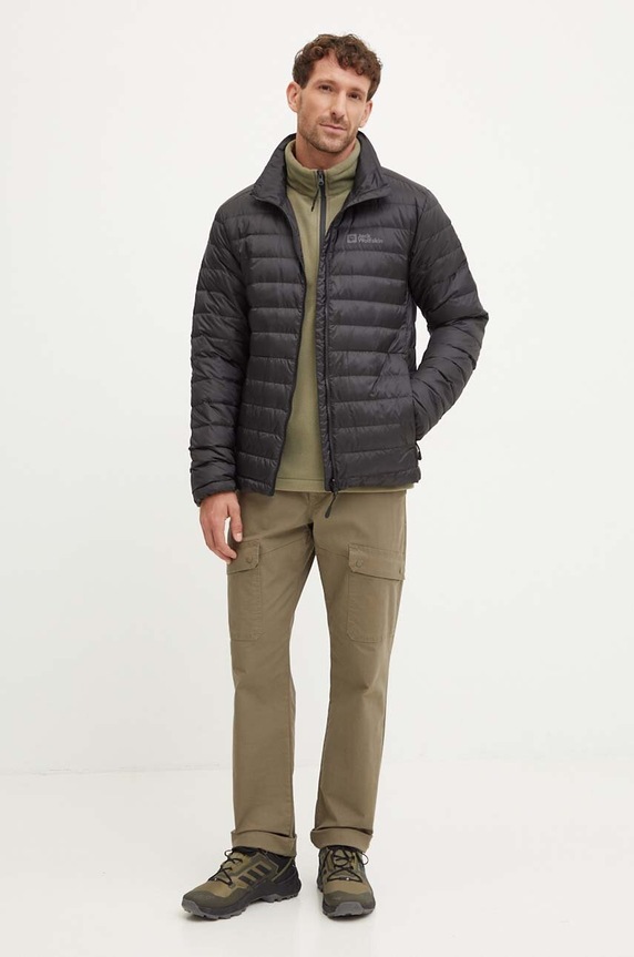Jack Wolfskin geaca sport din puf Pilvi 1207701 negru AW25