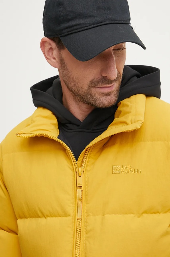 Jack Wolfskin kurtka puchowa Nordlicht żółty A60040
