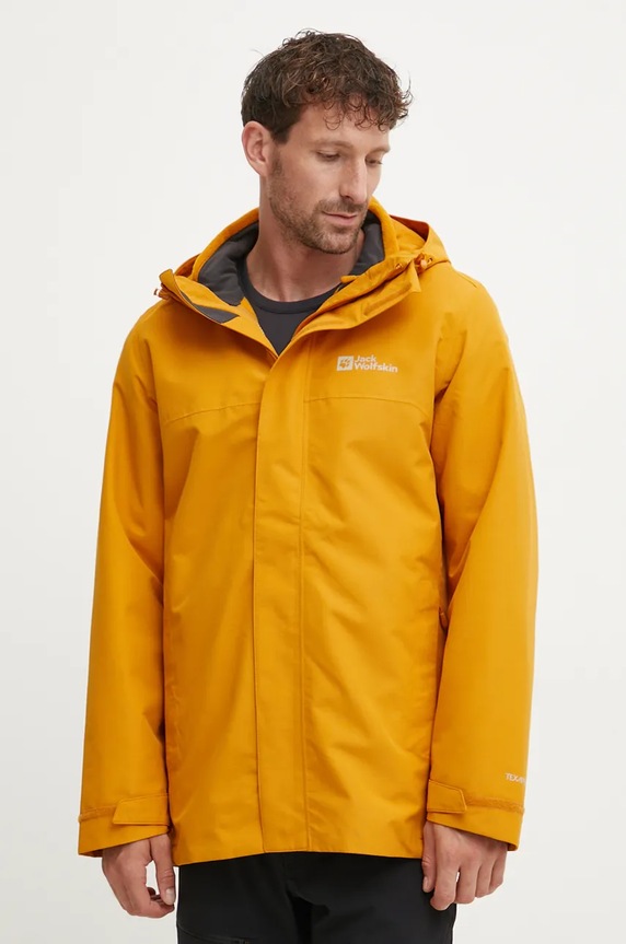 Jack Wolfskin kurtka outdoorowa Altenberg 3IN1 pozostałe pomarańczowy A61864