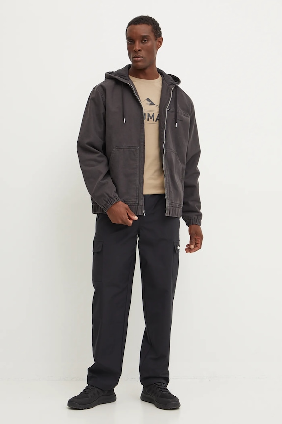 Bunda Quiksilver Straight Out Hood Jacket EQYJK04099 šedá AW24