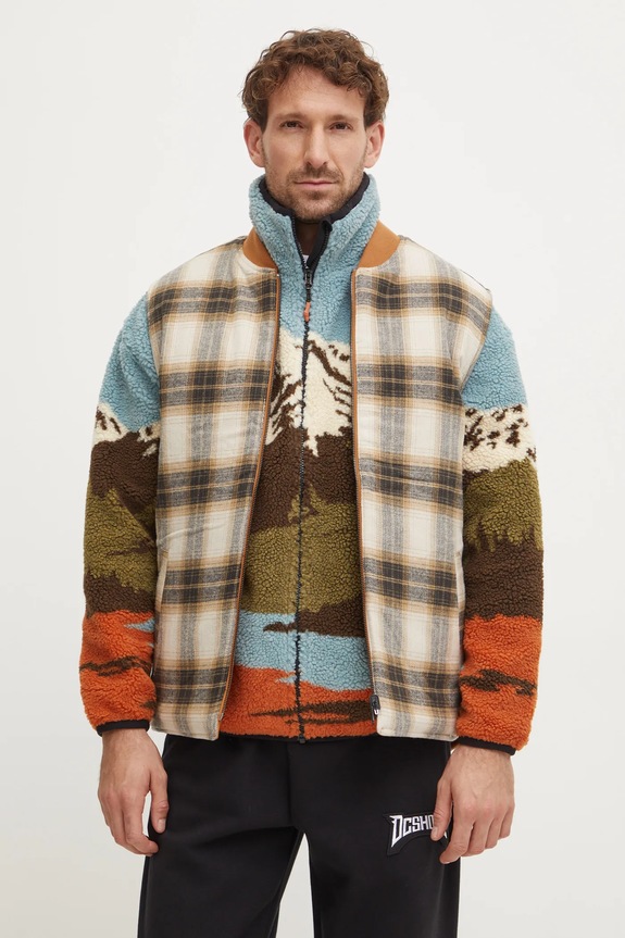 DC gilet reversibile No 94 Worker ADYJK03198 marrone AW24