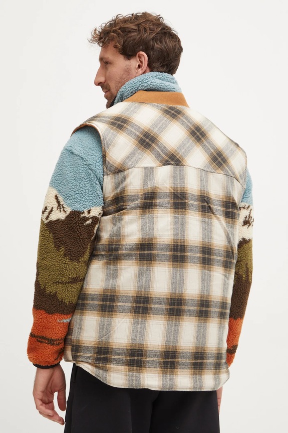 DC gilet reversibile No 94 Worker ADYJK03198 marrone