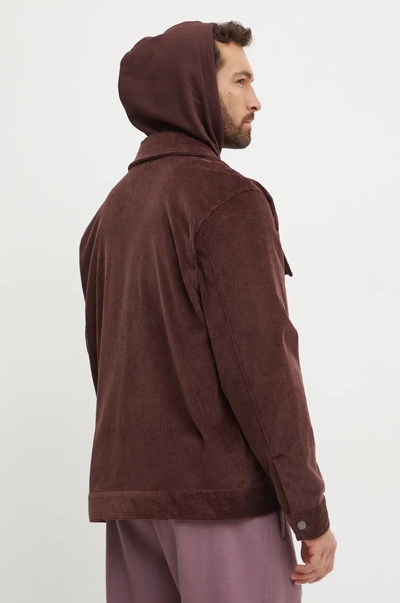 Oblečenie Menčestrová bunda adidas Originals Jacket IW3263 hnedá