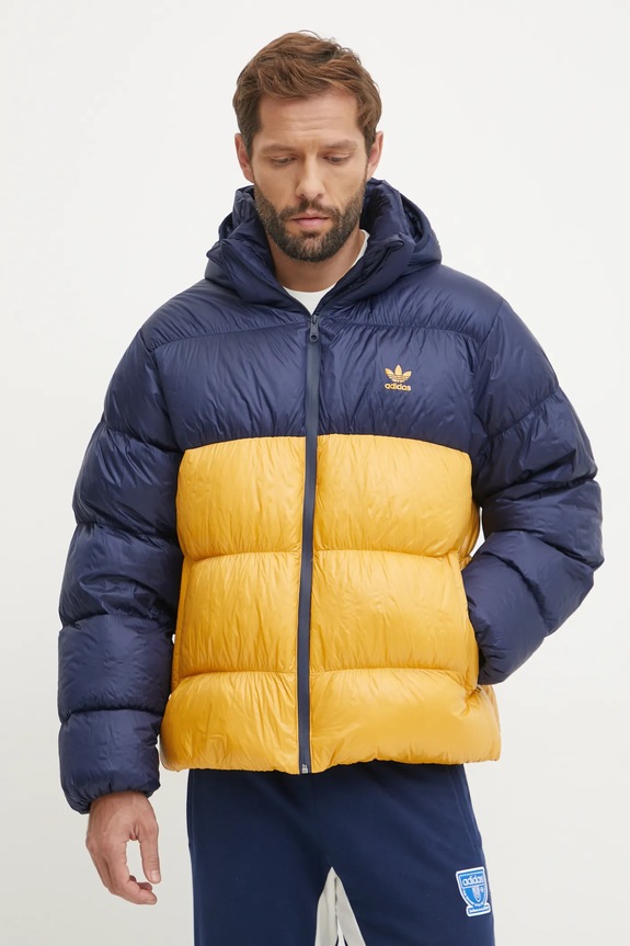 adidas Originals geaca de puf Down Regen Adic cu captuseala bleumarin IW3451