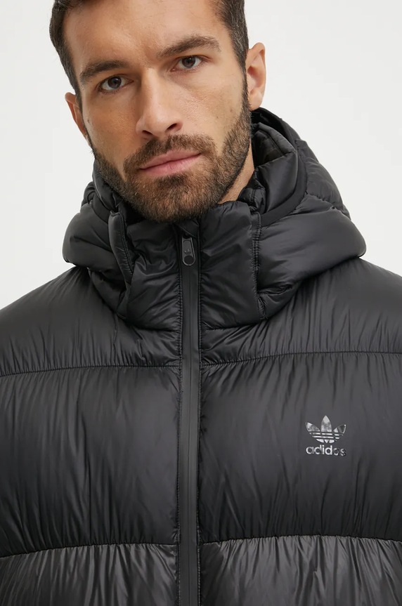 Páperová bunda adidas Originals Down Regen Adic čierna IW3454
