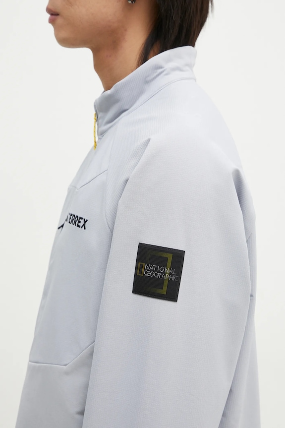 Куртка adidas National Geographic Softshell Jacket голубой IX7919