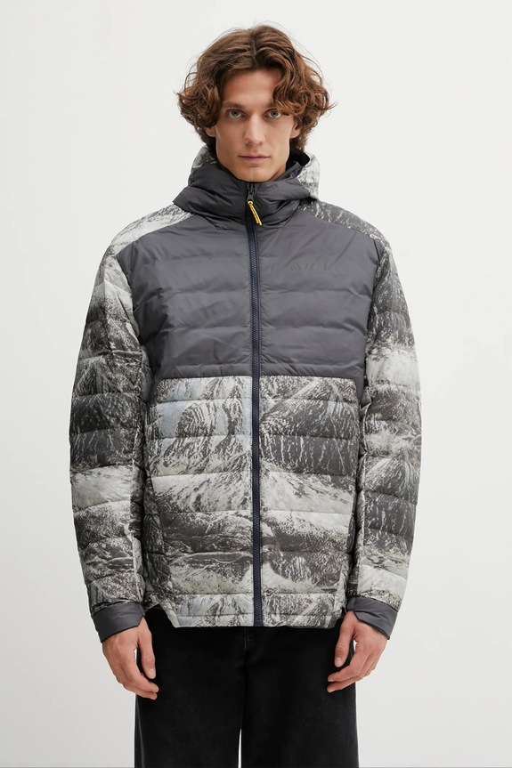 Двостороння пухова куртка adidas National Geographic Coldrdy Jacket інші сірий IX7952