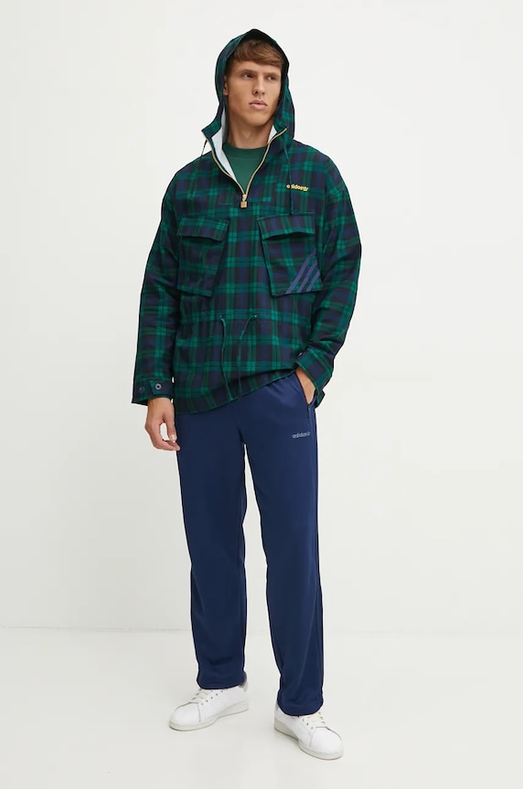 Bunda adidas Originals Windbreaker IX9636 zelená AW24