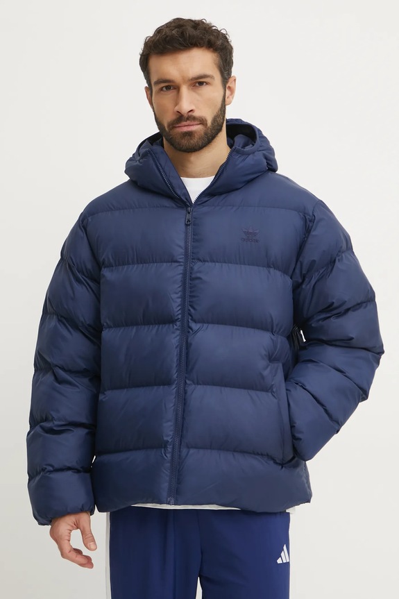 Μπουφάν adidas Originals Commercial Puff άλλο σκούρο μπλε IY3397