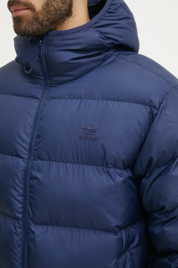 Μπουφάν adidas Originals Commercial Puff IY3397 σκούρο μπλε