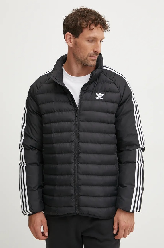 Jakna adidas Originals Padded Coll za prijelazno razdoblje crna IZ1835