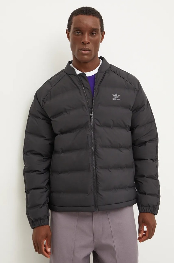 Яке adidas Originals SST Down Jacket с изолация черен IZ1841