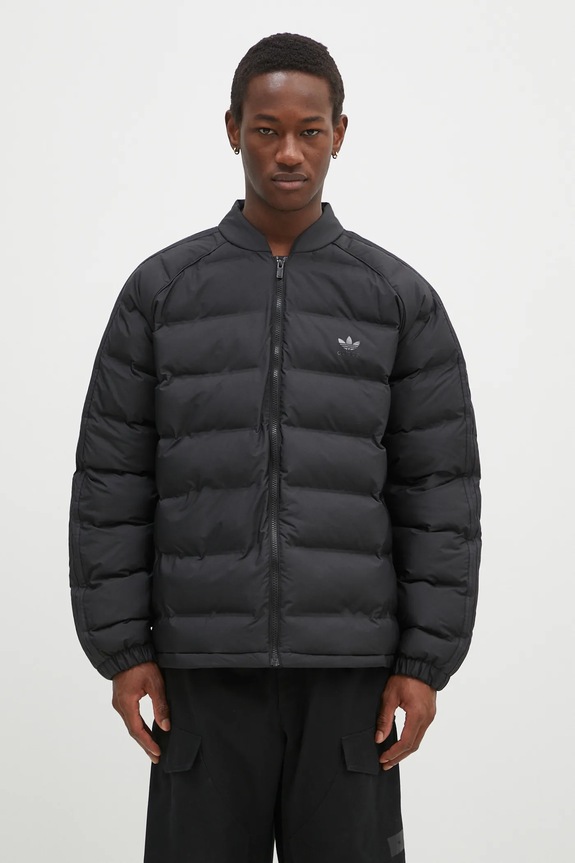 Куртка adidas Originals SST Down Jacket без капюшона чёрный IZ1841