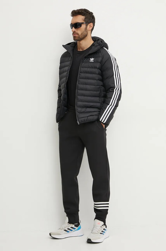 adidas Originals jacket Pad Hooded Jacket IZ1842 black AW24