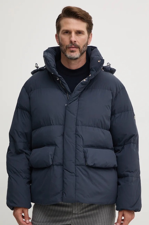 Μπουφάν BOSS άλλο σκούρο μπλε 50524002