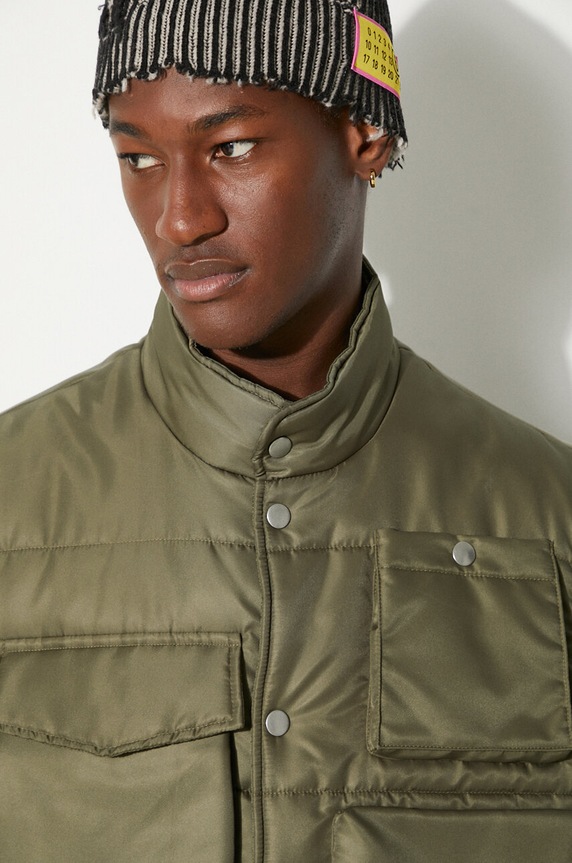 MM6 Maison Margiela bezrękawnik SH0FB0005.S53984 zielony