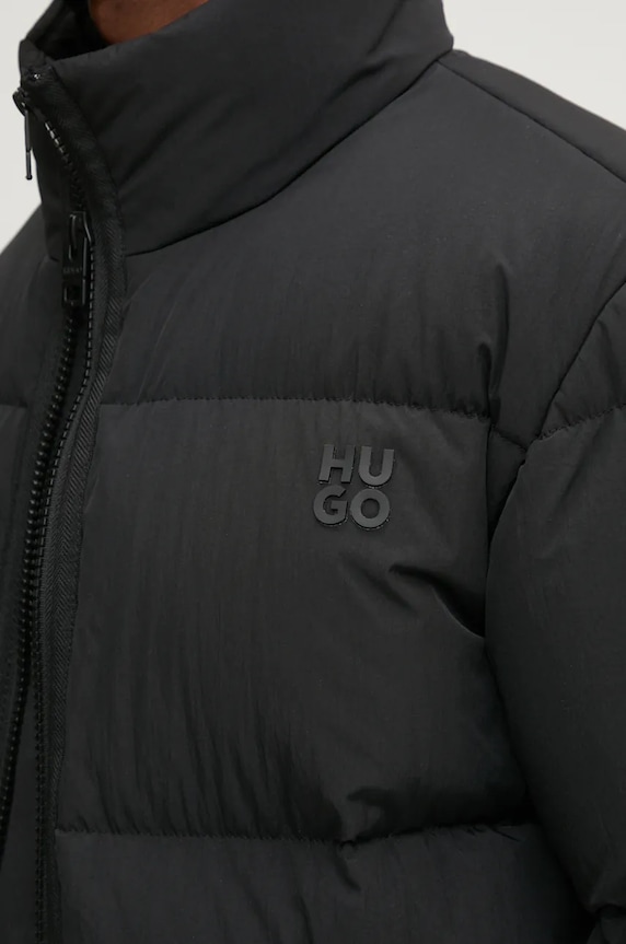 Μπουφάν με επένδυση από πούπουλα HUGO 50522226 μαύρο