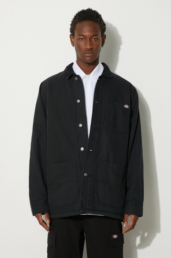 Dickies jacket Duck High Pile Flce Line Chore Jacket other black DK0A4XGA
