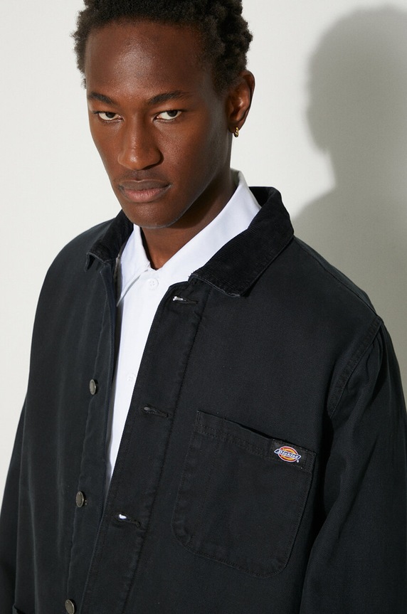 Dickies jacket Duck High Pile Flce Line Chore Jacket DK0A4XGA black